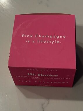 Never Used NCLA Beauty Hi, Butter Pink Champagne Body Butter